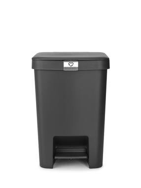 Šiukšliadėžė Brabantia 800269, tamsiai pilka sp., 25 l, 41 cm x 20 cm