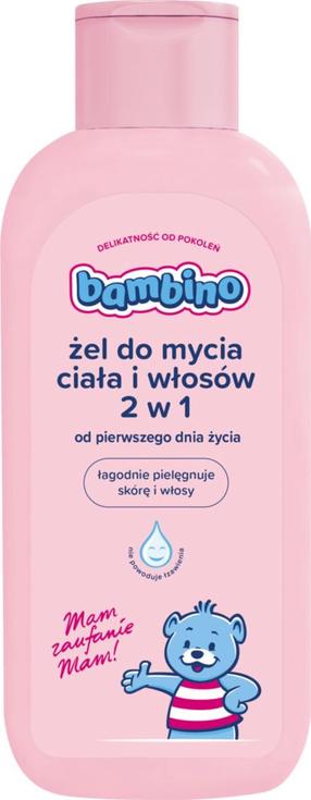 Dušigeel ja šampoon Bambino 2In1, 400 ml
