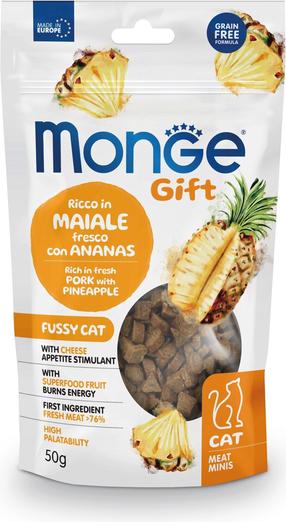 Skanėstas katėms Monge Meat Minis Pork with Pineapple, kiauliena, 0.05 kg