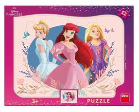 Пазл Dino Princess, 29 см x 37.2 см, 12 шт., многоцветный