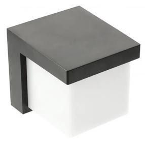 Sieninis lauko šviestuvas GTV, 10W, LED, IP54, juoda sp., 11.5 cm x 11.5 cm