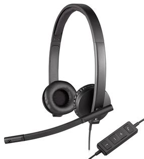 Juhtmega kõrvaklapid Logitech H570e, must v.