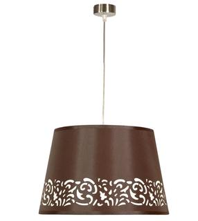Lampa karināms Candellux Kaszmir 31-21038, E27, 1 x 60 W, brūna krās. / hroma krās.