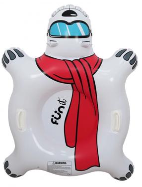 Надувная сани Fun It Bear, белый цв., 122 см