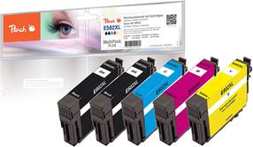 Tindiprinteri kassett Peach E502XL, must v./kollane v./violetne v., 8 ml