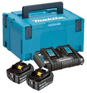 Komplekts, akumulators, lādētājs un koferis Makita PowerPack, 18 V