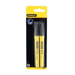 Marķieris Stanley 0-47-316, 12 cm, melna krās., 2 gab.