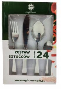 Stalo įrankių komplektas MG Home Lago, sidabro sp., 24 vnt.