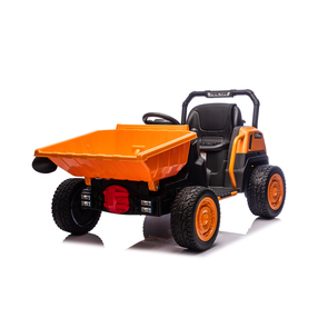 Bērnu elektriskais traktors 4IQ Hatis, oranža krās.