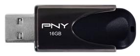 USB mälupulk PNY Attaché 4, must v., 16 GB
