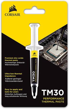 Termiskā pasta Corsair TM30 CT-9010001-WW, 3 g, melna krās.