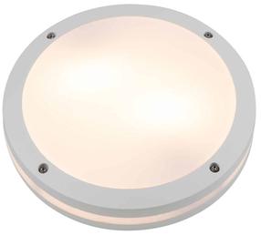 Lubinis lauko šviestuvas AZzardo Fano Round, 18W, E27, IP54, balta sp., 30 cm x 9 cm