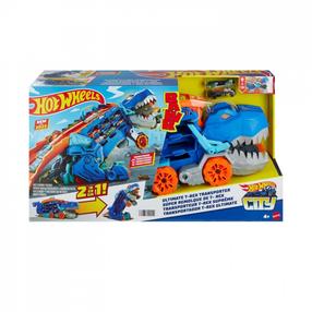 Автовоз Mattel Hot Wheels City Ultimate T-Rex Transporter HNG50, синий цв.