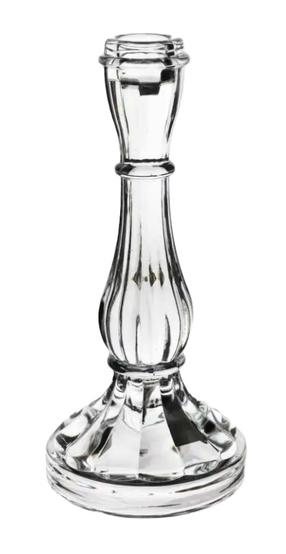 Žvakidė Mondex Patricia HTID1624, stiklas, 21.5 cm, skaidri sp.