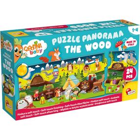 Dėlionė Lisciani Carotina Baby Forest, 23 cm x 66 cm, 24 vnt., įvairių spalvų