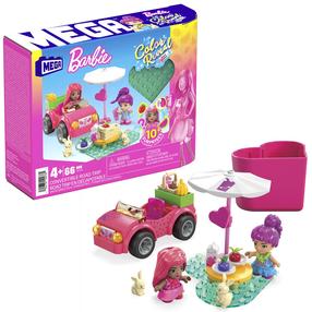 Konstruktors Mattel Barbie Color Reveal Convertible Road Trip HKF90, 66 gab., daudzkrāsaina