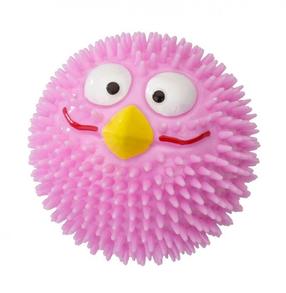 Mänguasi koerale, pall EBI Rubber Bird, Ø 8.3 cm, roosa v., M