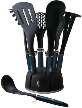 Virtuvės reikmenų rinkinys Berlinger Haus Kitchen Tool Set BH-6245 KNFF1751, mėlyna sp./juoda sp., 7 vnt.