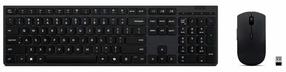 Belaidis klaviatūros ir pelės komplektas Lenovo Professional 4X31R64351, Anglų (US), juoda sp.