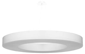 Šviestuvas kabinamas Sollux Saturno Slim 90, E27, 8 x 60 W, balta sp. / balta sp.