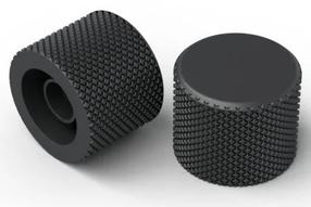 Komplekts Glorious PC Gaming Race GMMK PRO Rotary Knob, 1.8 cm, melna krās., 2 gab.