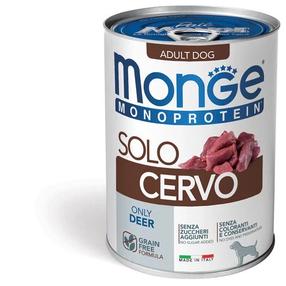 Влажный корм для собак Monge Monoprotein Solo, олень, 0.4 кг