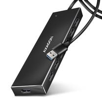 USB sadalītājs Axagon USB - 7 x USB 3.2 Gen 1 HUE-F7A USB, 7 x USB, 1 m, melna krās.