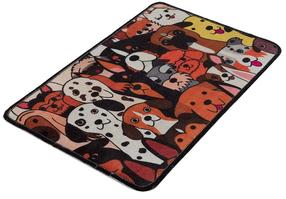 Vonios grindų kilimėlis Foutastic Dogs 359CHL4168, įvairių spalvų, 60 cm x 40 cm