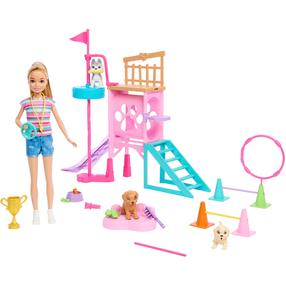 Nukk aksessuaaridega Mattel Barbie Rescue Puppy Playground HRM10, 25 cm, mitmevärviline