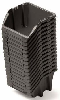 Įrankių dėžė Prosperplast Bineer Short, 23.4 cm x 7.7 cm x 9.2 cm, juoda sp.