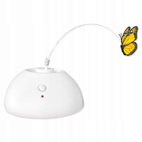 Elektroninis kačių žaislas Epic Pet Butterfly, išmanusis, balta sp., 20 cm