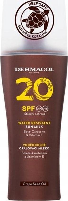 Спрей для ухода за загаром для тела Dermacol Sun Milk SPF20, 200 мл
