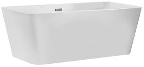 Vann, teisaldatav Besco Evita, 160 cm x 80 cm x 58 cm, ristkülik, valge v./kroom v.
