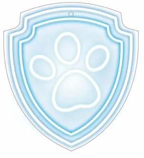 Dekoratsioon "Paw Patrol" Forever Light OW-130246 LED-valgustusega, 47 cm, 44 cm, sinine v./violetne v.