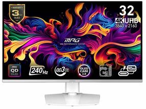 Monitorius MSI MPG 321URXW QD-OLED, QD-OLED, 240 Hz, UHD, 31.5"