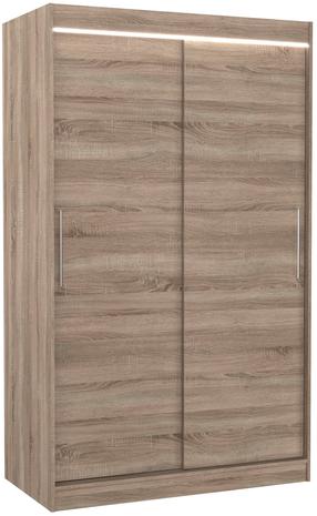 Spinta ADRK Collin LED, ruda sp., 58 cm x 120 cm x 200 cm