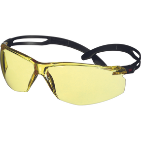 Kaitseprillid 3M SecureFit 500 SF503SGAF-BLK-EU, must v./kollane v.