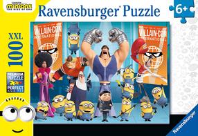 Puzle Ravensburger XXL-Gru Minions 2 Despicable Enfant R 12915, 49.3 cm x 36 cm, 100 gab., daudzkrāsaina
