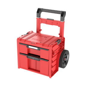 Ящик для инструментов на колесах Qbrick Pro 2.0 Plus, 52 см x 41.5 см x 66 см, красный цв.