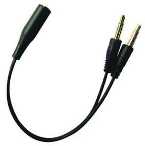 Adapteris Sandberg Headset for Apple PC Jack to Jack x2 Jack 3.5 x 2, Jack 3.5, juoda sp.