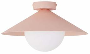 Lampa griesti Emibig Mono 1S 1882/1S, E14, 1 x 10 W, balta krās. / oranža krās., 30 x 30 cm