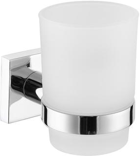 Стакан и держатель для ванной комнаты Mexen Rufo, хромовый цв., 10 см x 11 см x 70 см