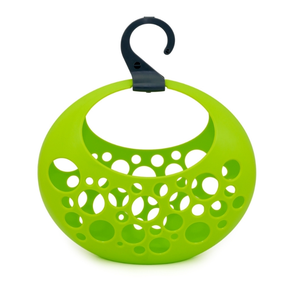 Veļas grozs, drēbju knaģiem Gio`style Love, 29 cm x 13 cm, plastmasa, zaļa krās.