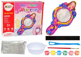 Ģipša figūru veidošanas komplekts Color Day Mould & Paint Mirror, daudzkrāsaina
