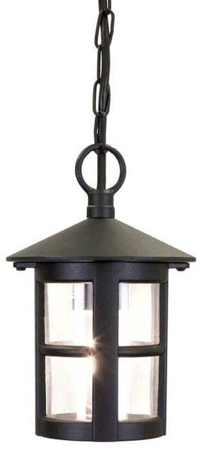 Rippuv tänavavalgusti Elstead Lighting Hereford 1, 60W, E27, IP43, must v., 15 cm x 38 - 47.5 cm