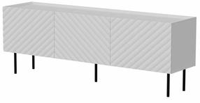 TV staliukas Cama Meble Lucca, balta sp., 165 cm x 40 cm x 59 cm