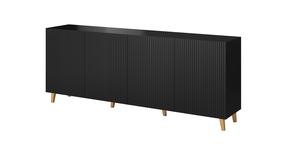 Kummut Cama Meble Pafos, must v., 82 cm x 200 cm x 40 cm