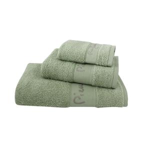  Vannas dvieļu komplekts Pierre Cardin 4015 MINT, zaļgana krās., 140 cm x 70 cm, 3 gab.