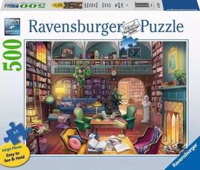 Dėlionė Ravensburger Dream Library, 36 cm x 49 cm, 500 vnt., įvairių spalvų