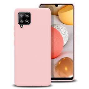 Telefono dėklas Mocco Liquid Silicone Soft Back Case, Samsung Galaxy A42 5G, rožinė